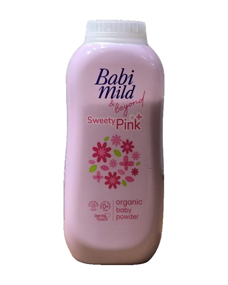 Babi Mild Sweet Pink Organic Baby Powder