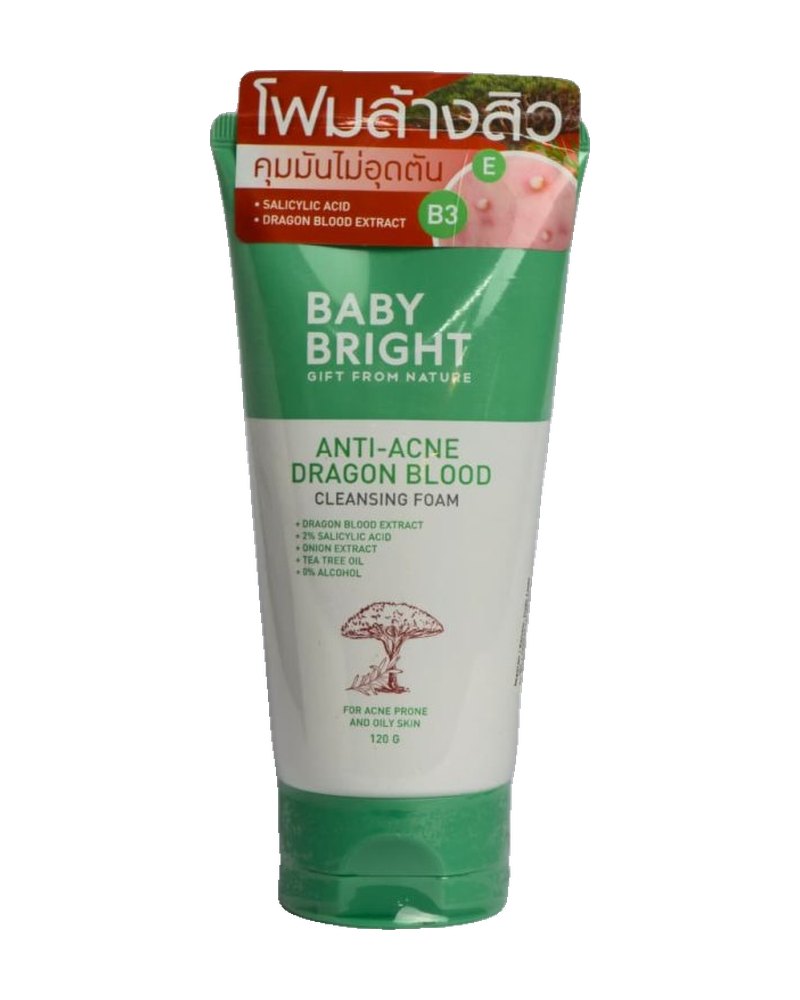 Baby Bright Anti Acne Dragon Blood Cleansing Foam 2