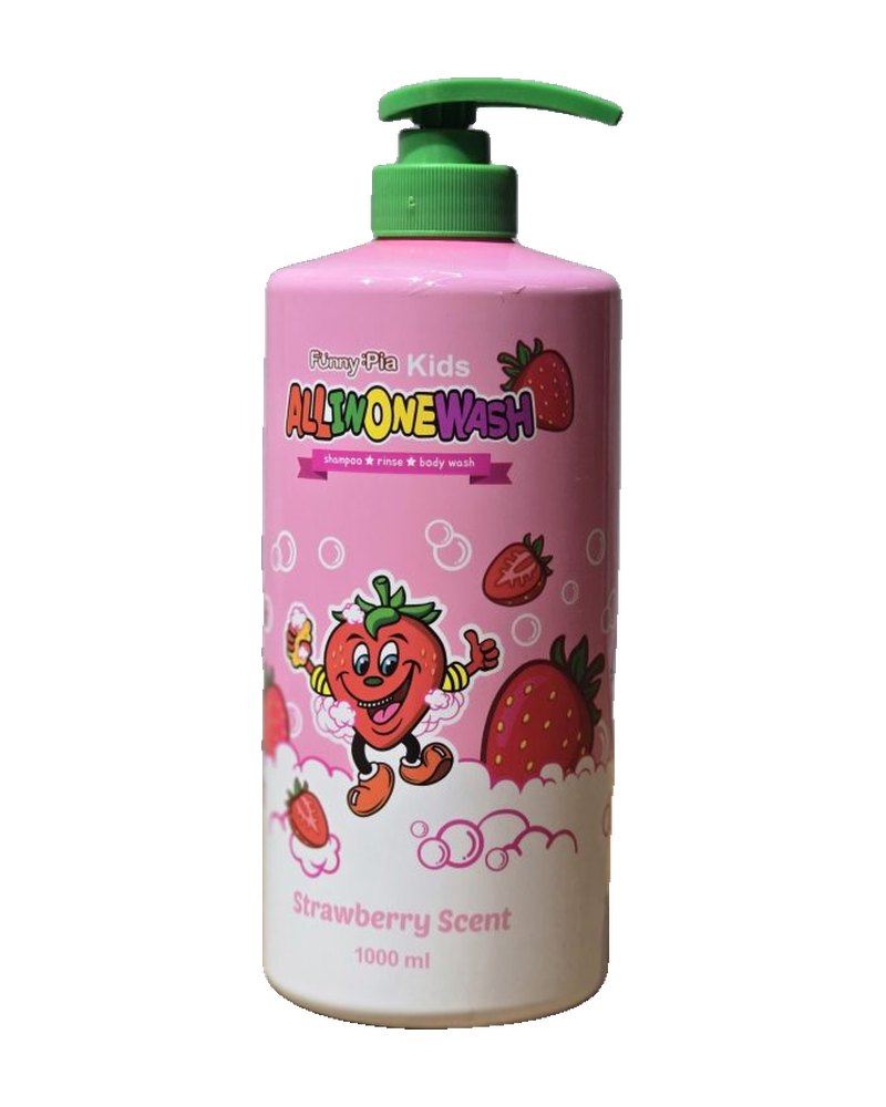 Funny Pia Kids All in One Wash Strawberry Scent