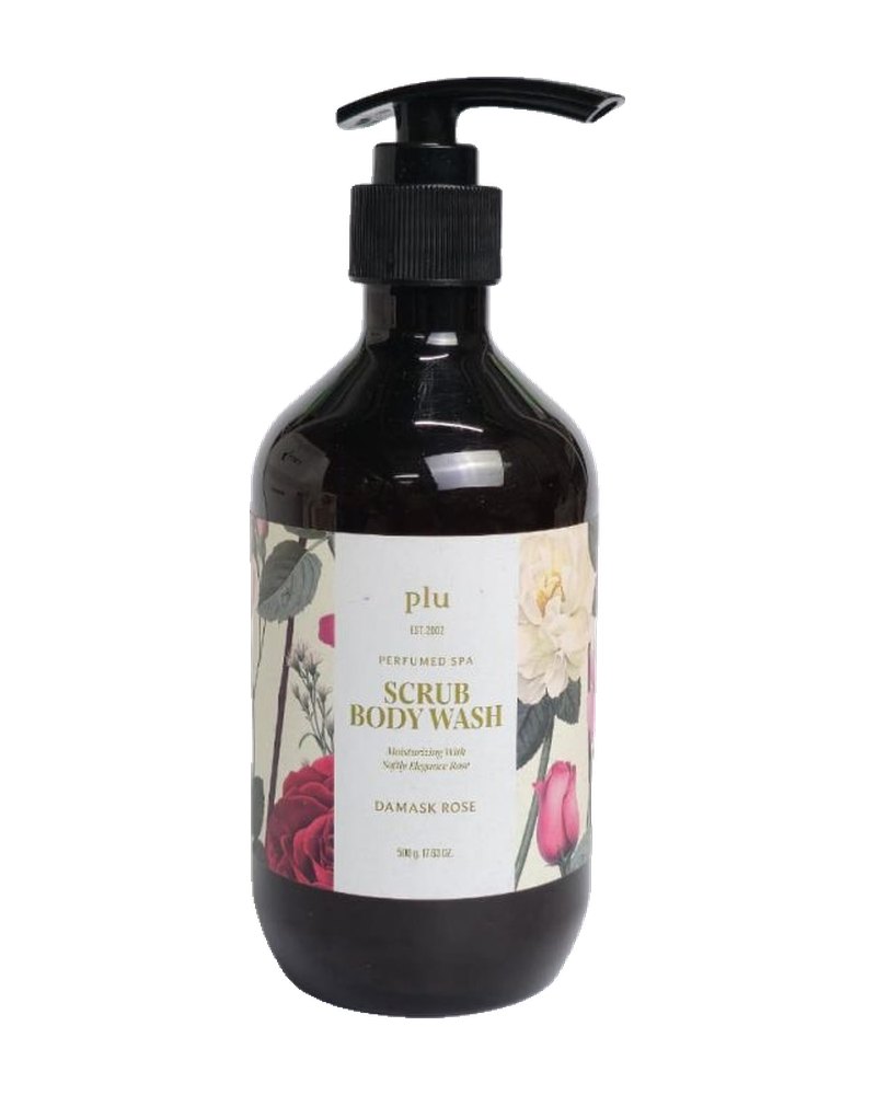 Plu Perfumed Spa Scrub Body Wash Damask Rose 2