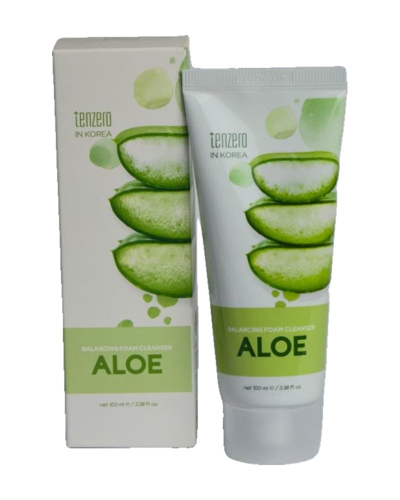 Tenzero Balancing Foam Cleanser Aloe 3