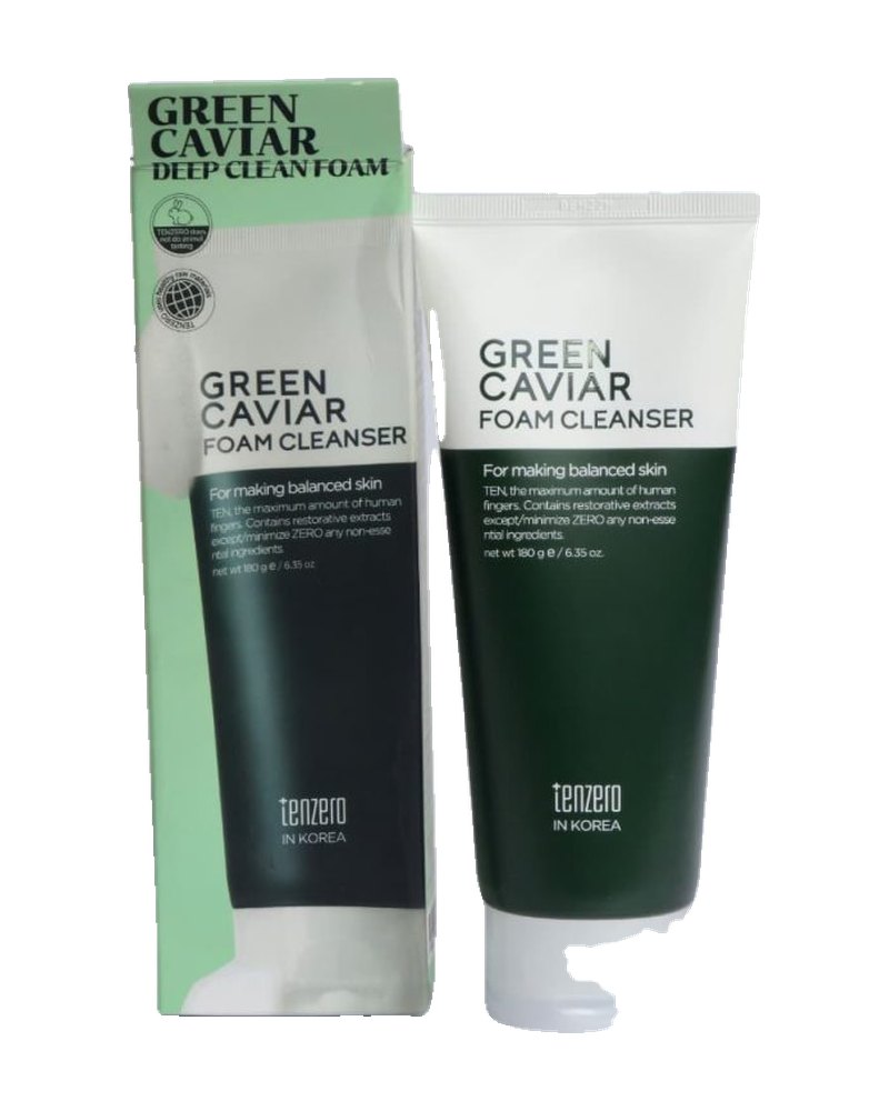 Tenzero Green Caviar Foam Cleanser 3