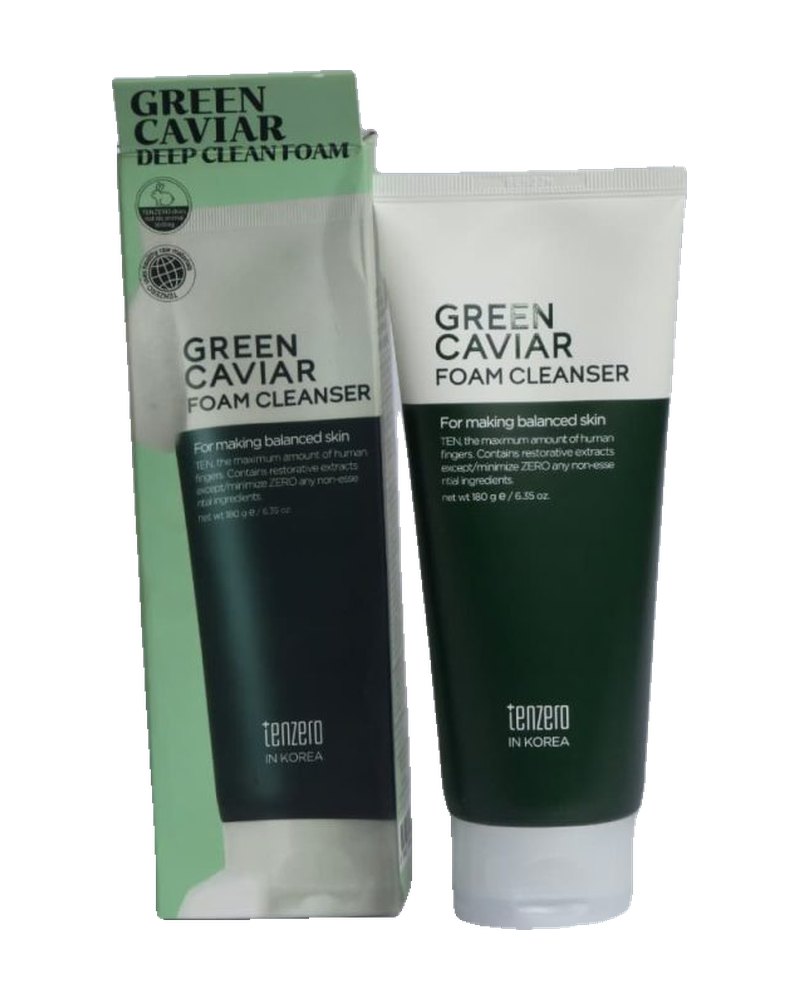 Tenzero Green Caviar Foam Cleanser 4