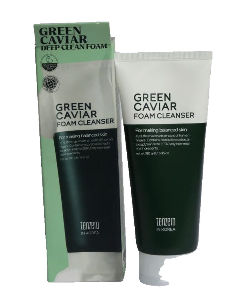 Tenzero Green Caviar Foam Cleanser 5