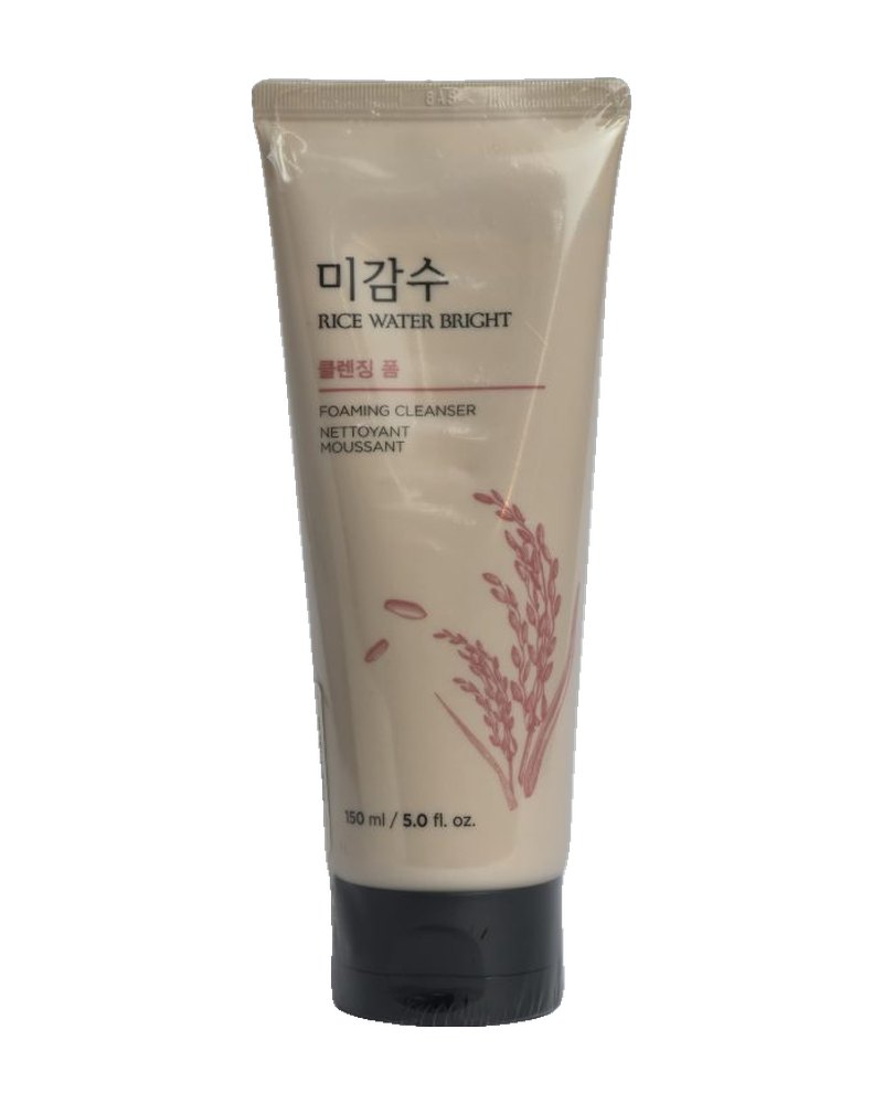 The Face Shop Rice Water Bright Foaming Cleanser 4