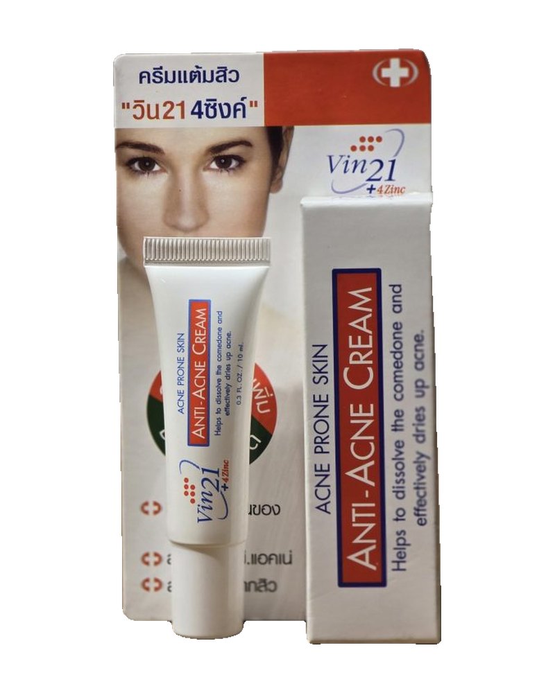 Vin-21 4 Zinc Anti Acne Cream