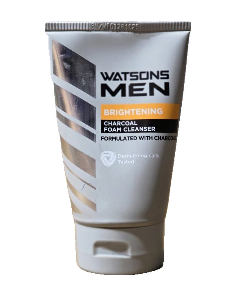 Watsons Men Brightening Charcoal Foam Cleanser